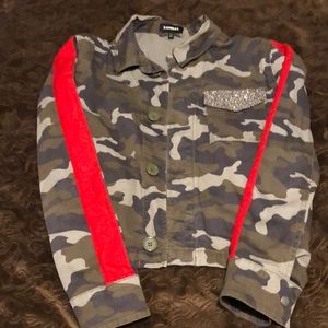 Camo jacket, size M/L